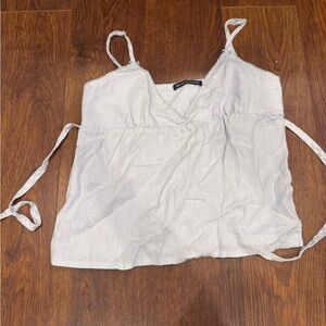 Brandy Melville Light Gray Camisole Top